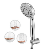 Trueliving_Sigma ABS Multi-Flow Hand Shower with Flexible Tube Silver (304 Grade) and Hook